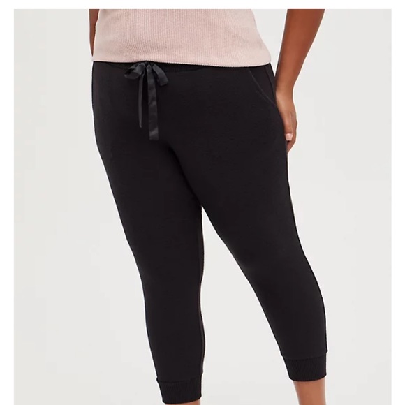 Torrid plus sized plush super soft joggers charcoal size 6 30/32 NWT - Picture 2 of 2